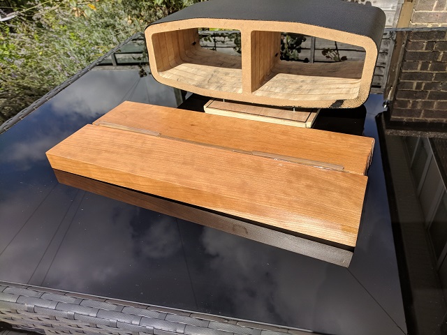 Glued up front panel blank.