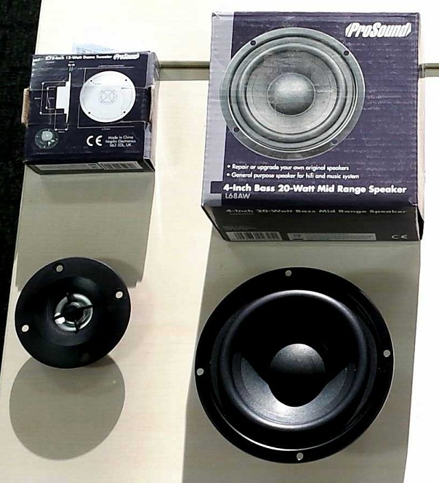 Maplin 2.75inch Tweeter and 4inch Mid/Bass Woofer