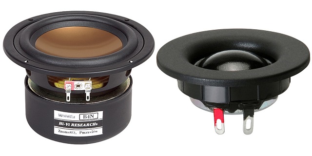 Hivi B4N and Dayton Audio ND20FA-6