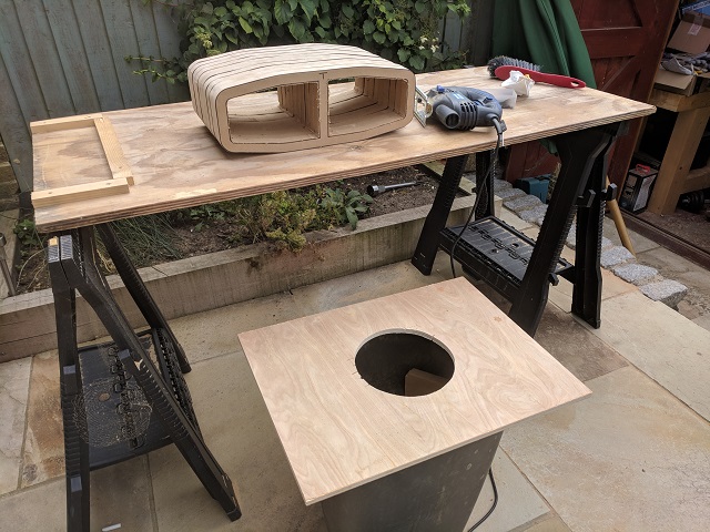 Rough cut MDF slices